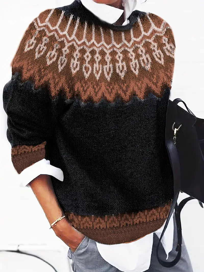 Claire™| Nordic Charm Sweater