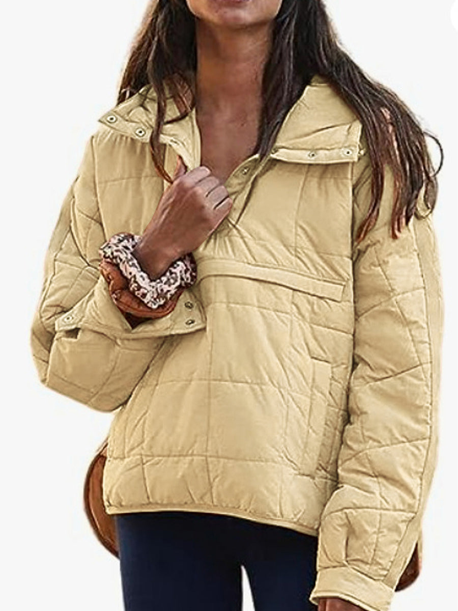 Mabel | Oversized Hooded Pullover Hooded Jacket