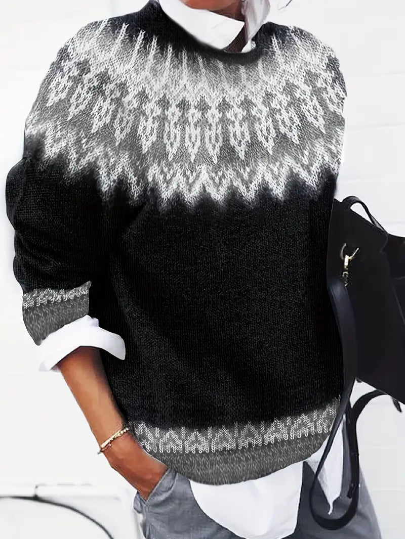 Claire™| Nordic Charm Sweater
