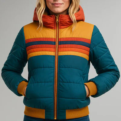 Monique - Cozy Color-Block Jacket
