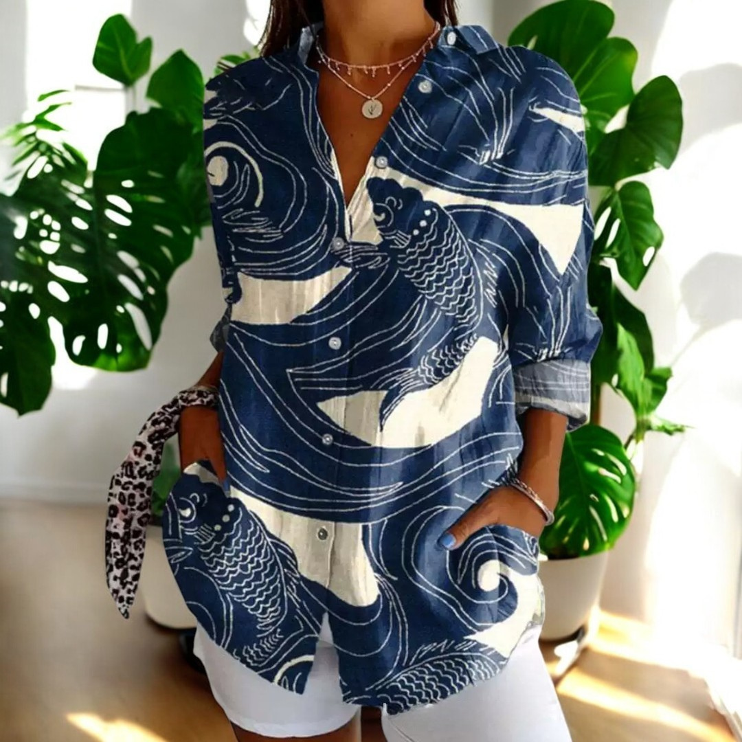 Kirsten - Timeless Floral Blouse