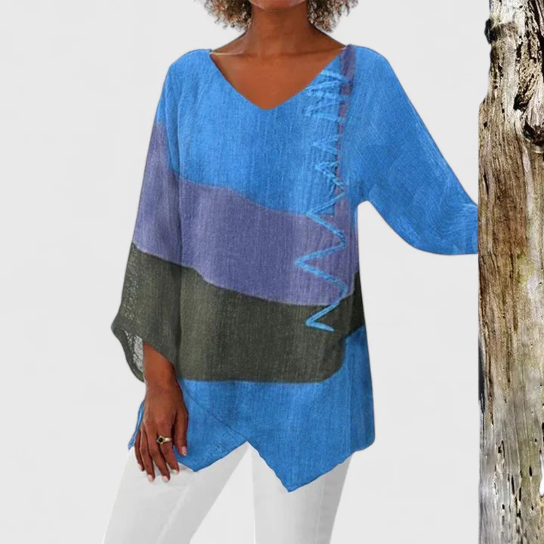 Victoria | Sophisticated V-Neck Tunic