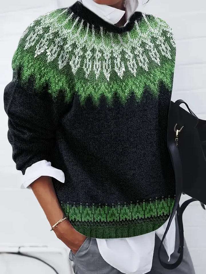Claire™| Nordic Charm Sweater