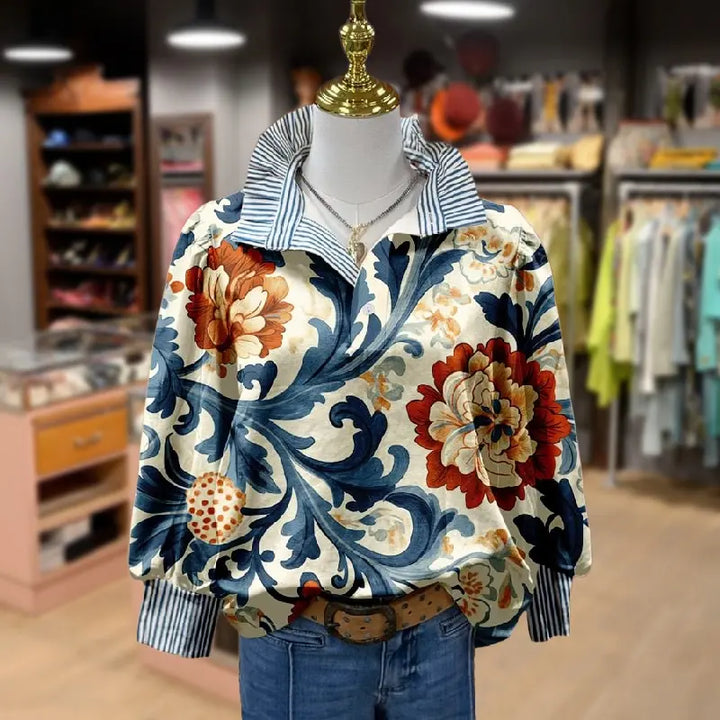 Serenity - Classic Floral Blouse