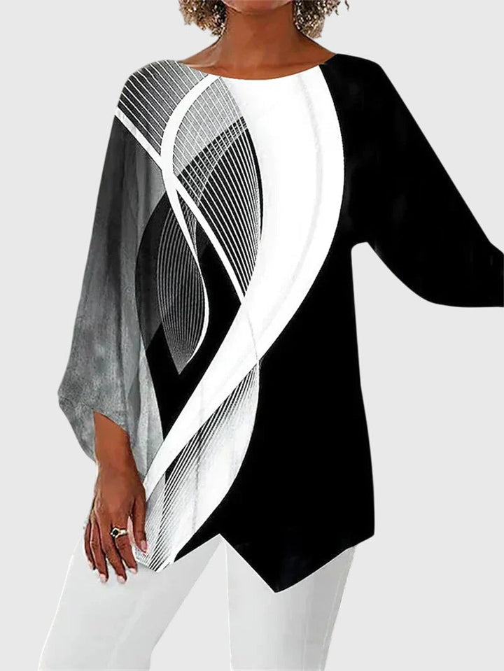 Victoria | Elegant Crew Neck Top