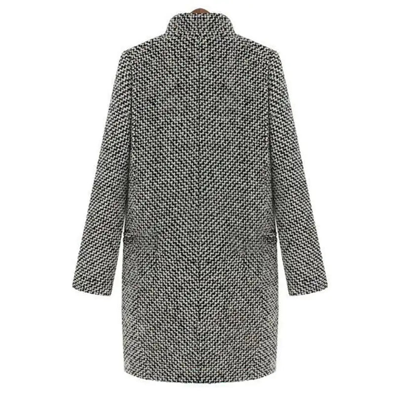 Audrey - Timeless Houndstooth Coat