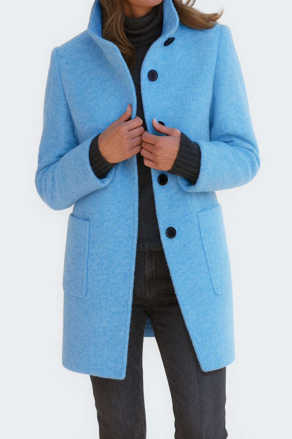 Freya - Elegant Wool Blend Jacket