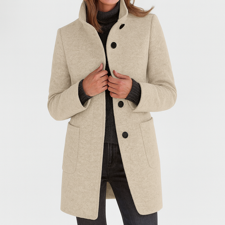 Freya - Elegant Wool Blend Jacket