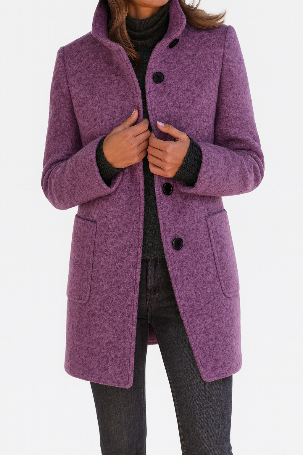 Freya - Elegant Wool Blend Jacket