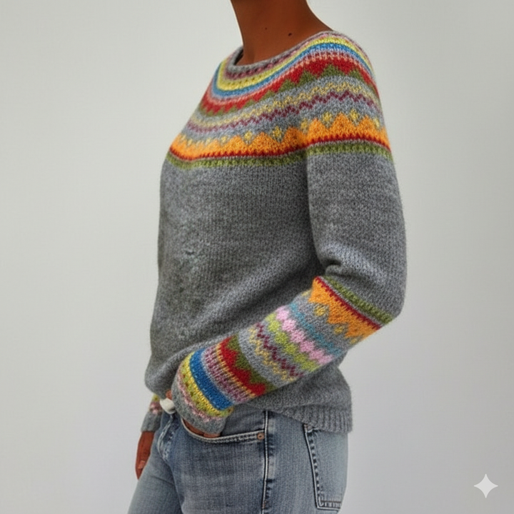 Claire™ | Retro Autumn Sweater