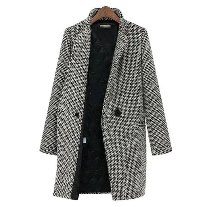 Audrey - Timeless Houndstooth Coat