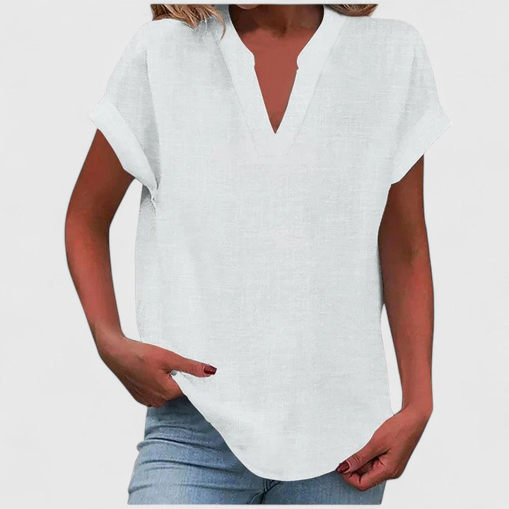 Victoria | Comfortable V-Neck Blouse