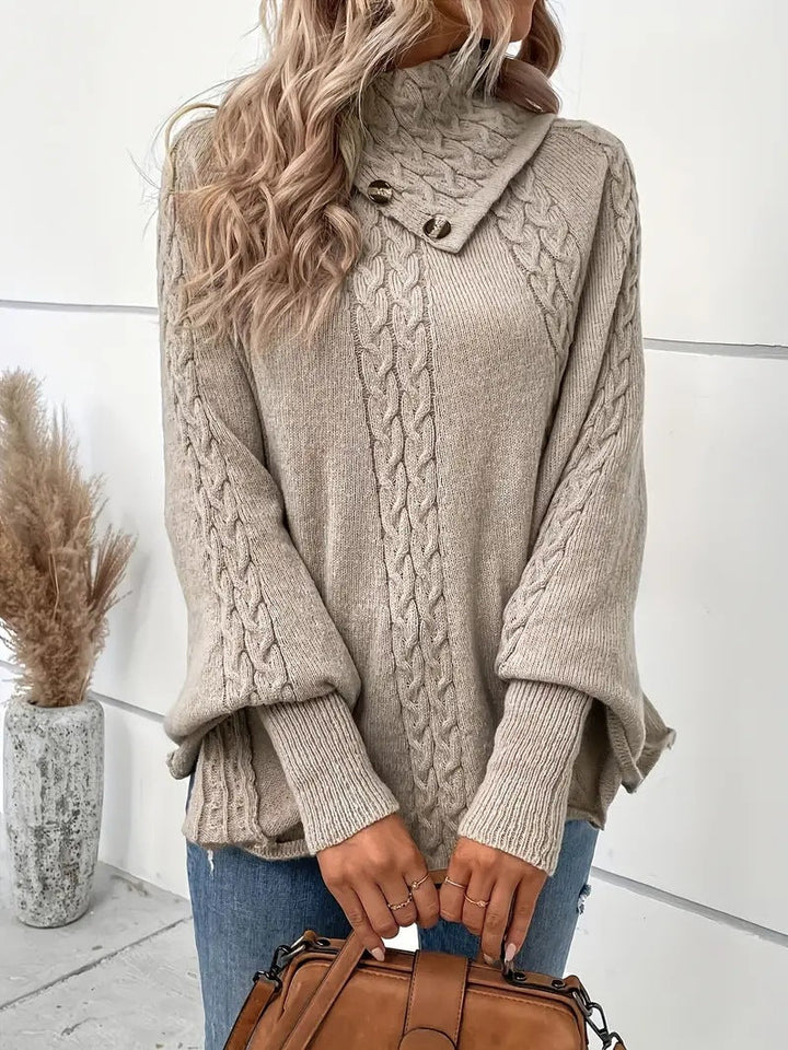Claire™ | Cozy Knit Button Sweater