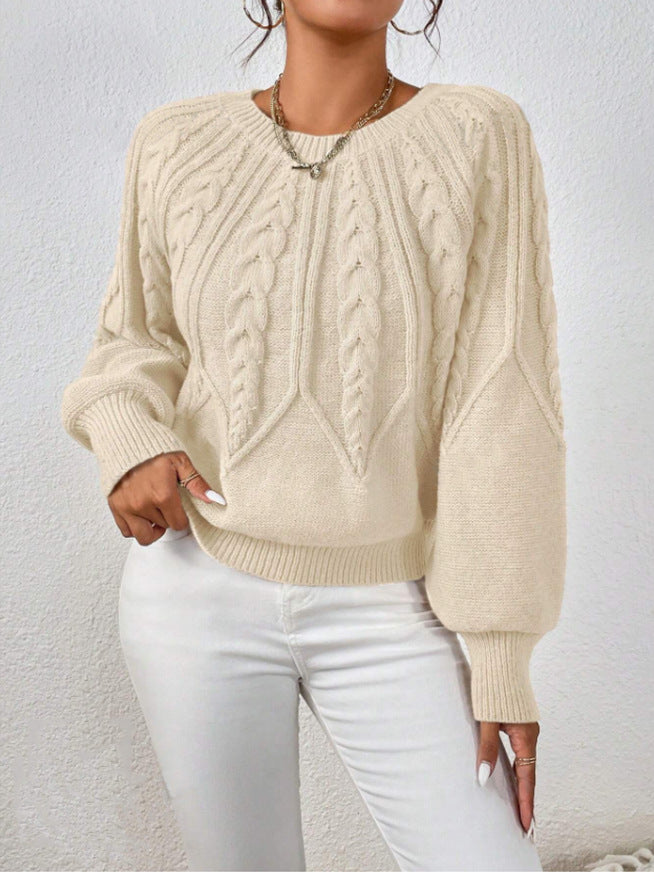 Claire™ | Cozy Cable Knit Sweater
