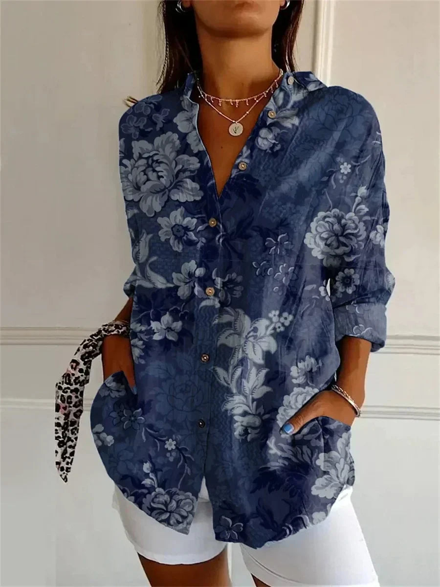 Gwen - Versatile Floral Blouse