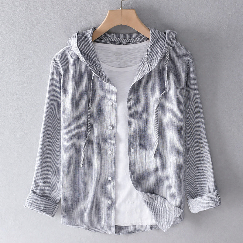 Celest - Casual Spring Hooded Blouse