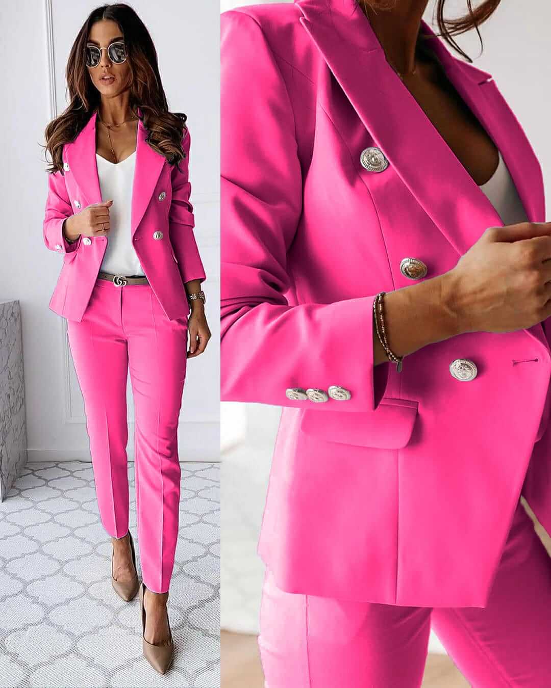 OLIVIA | ELEGANT TAILORED BLAZER SET
