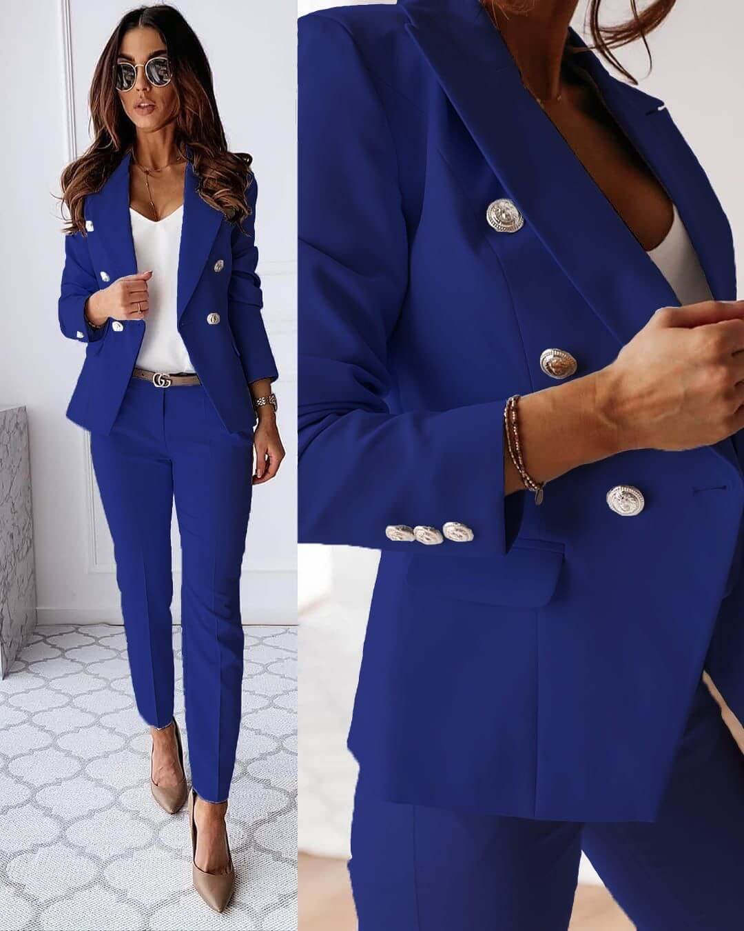OLIVIA | ELEGANT TAILORED BLAZER SET