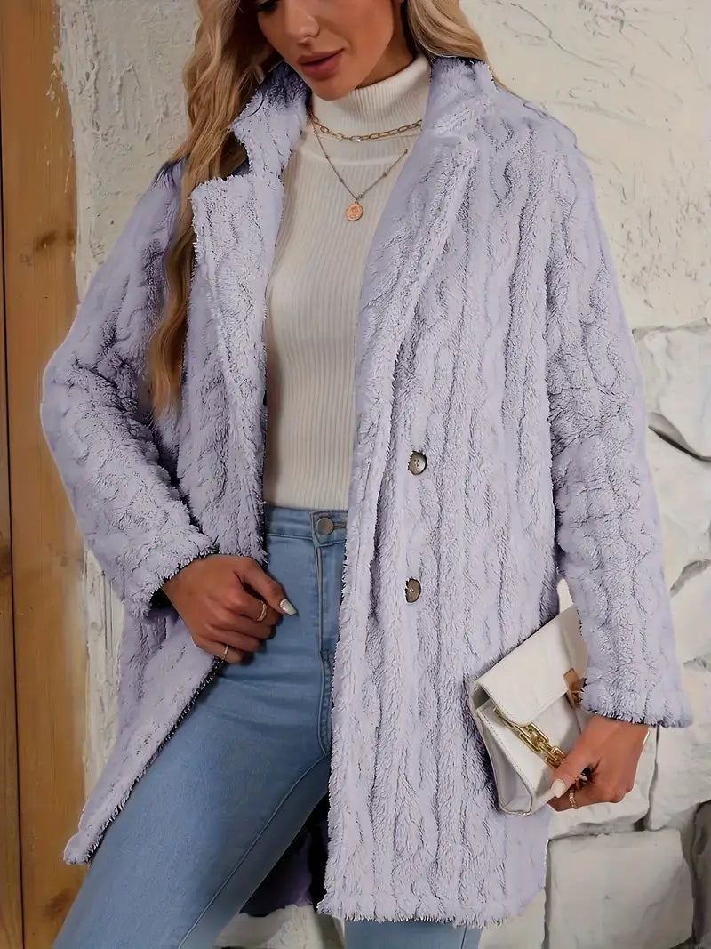 Léa - Cozy Faux Fur Coat
