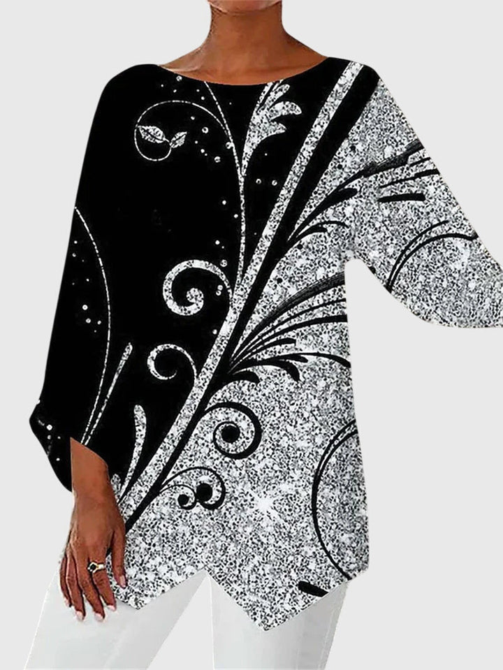 Victoria | Elegant Crew Neck Top