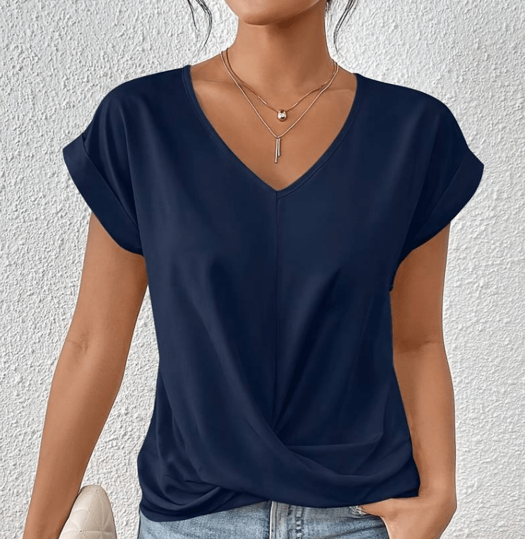 Luna - Elegant V-Neck Top