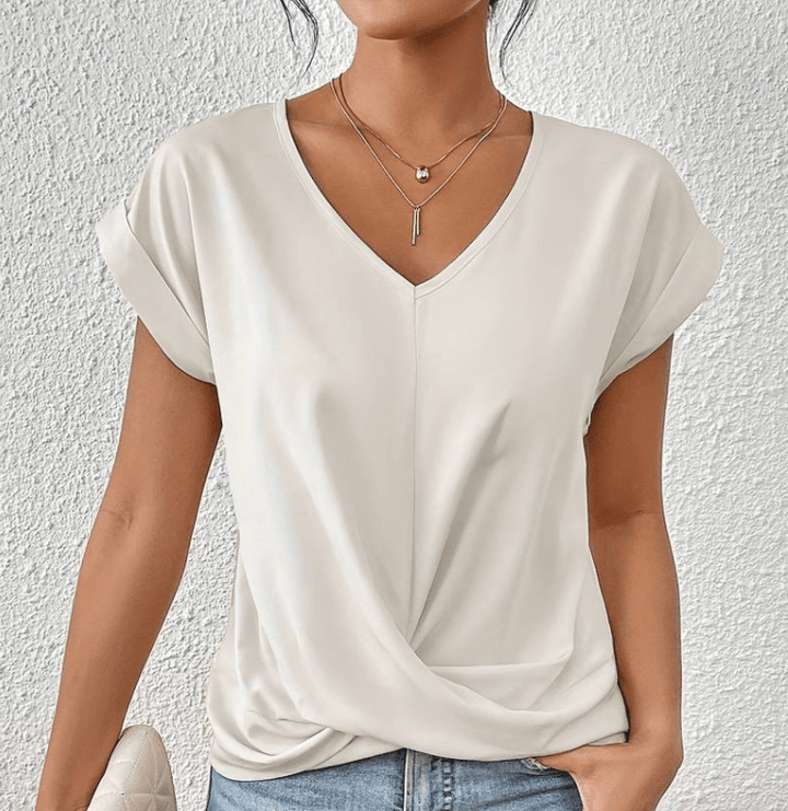 Luna - Elegant V-Neck Top