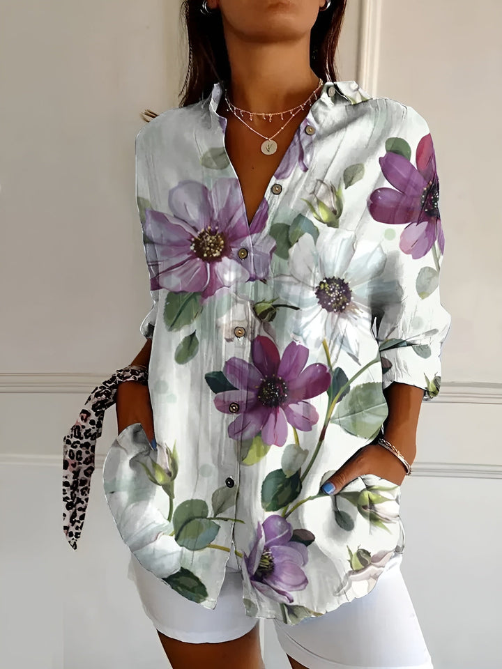ELENA | FLORAL COMFORT BLOUSE