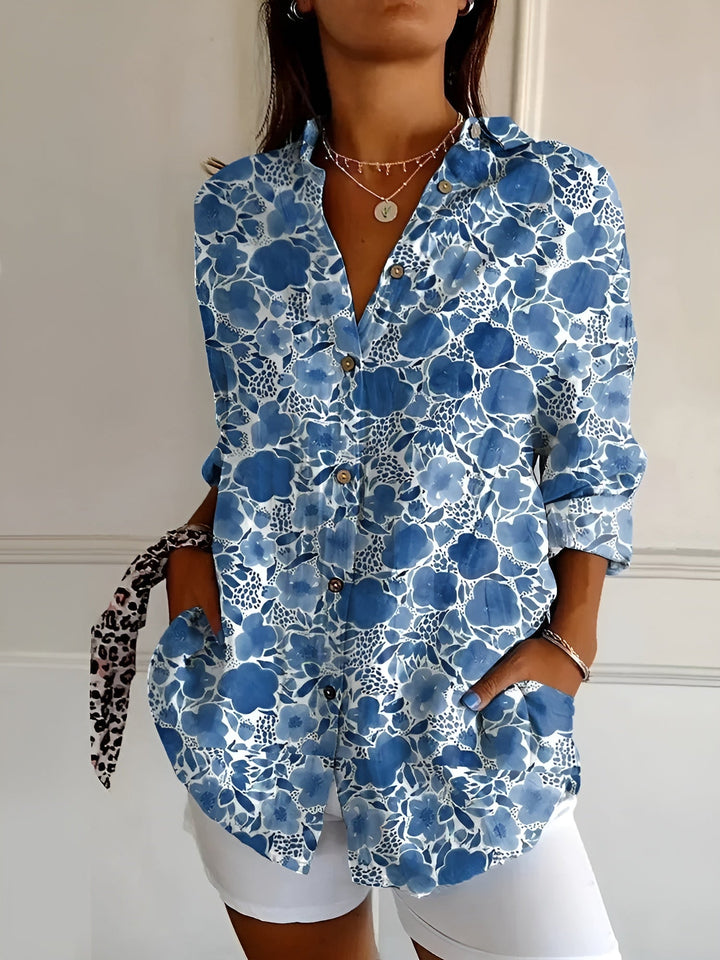 ELENA | FLORAL COMFORT BLOUSE